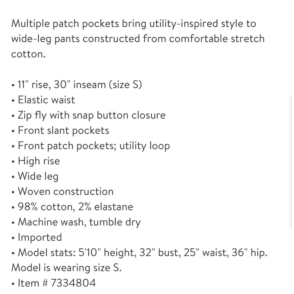 🛑 1 hour sale. Free People, Voyage utility pants - Picture 2 of 8